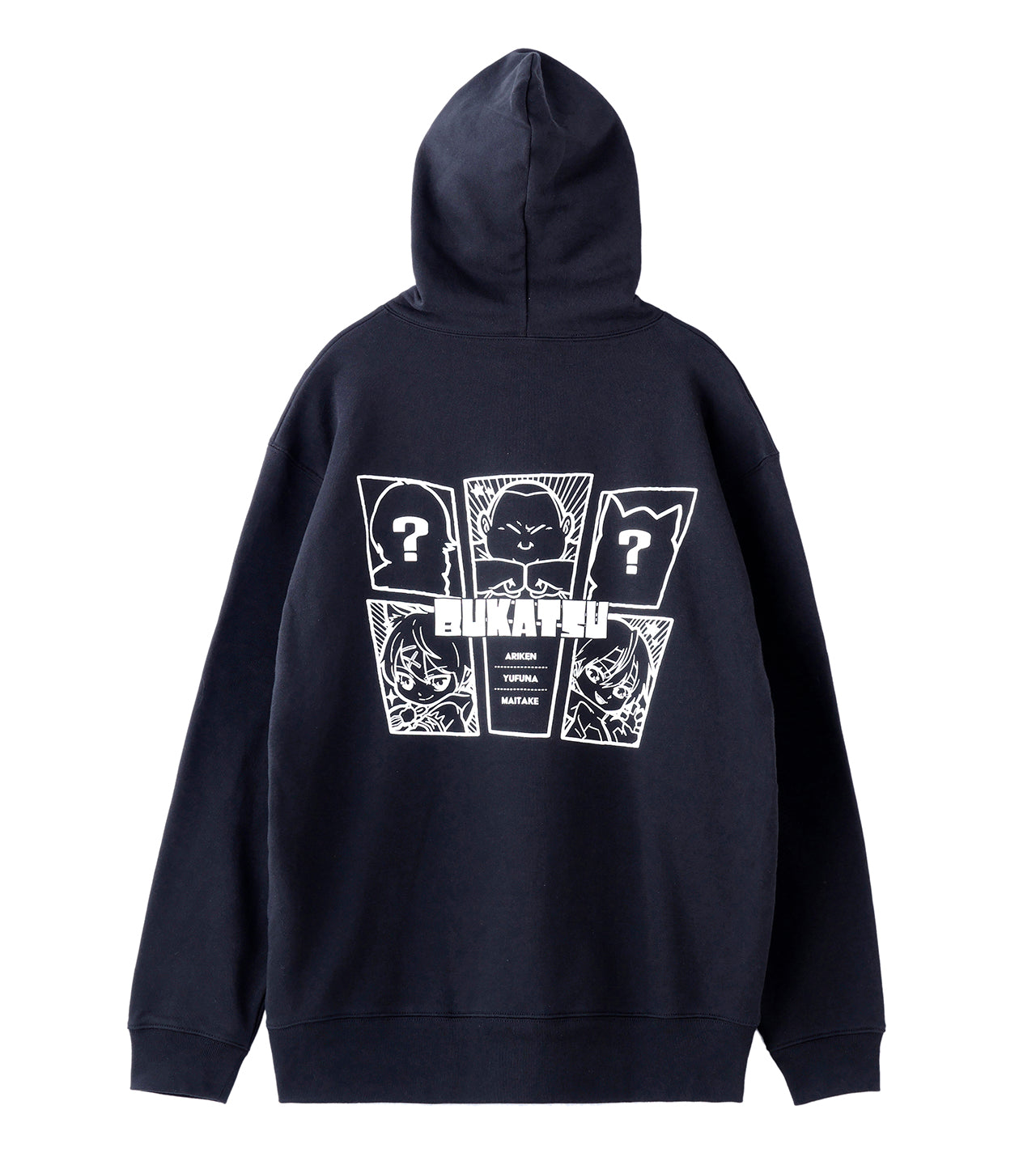 BUKATSU - GRAPHIC HOODIE BLACK