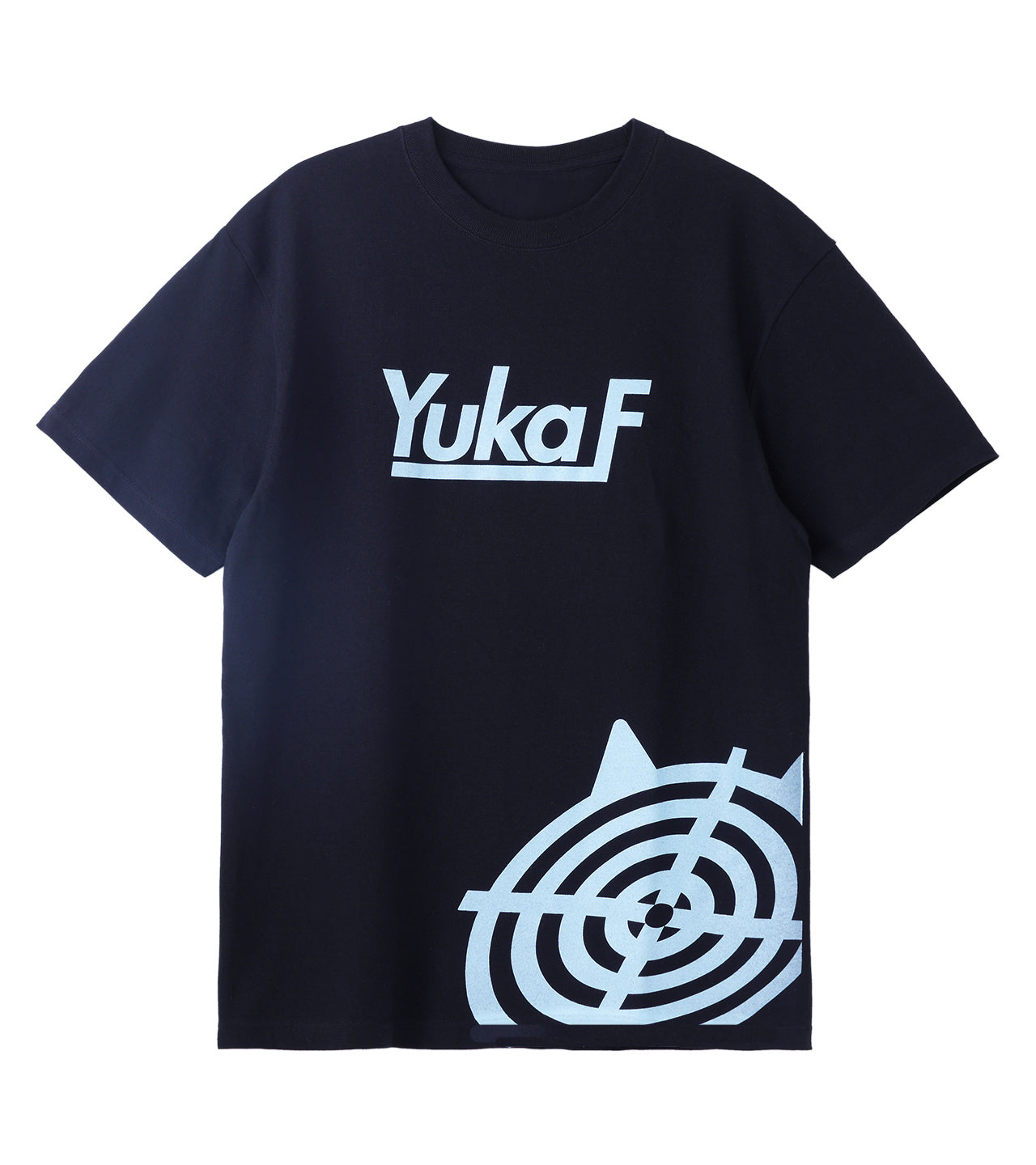 YUKAF - GRAPHIC TSHIRTS BLACK*BLUE
