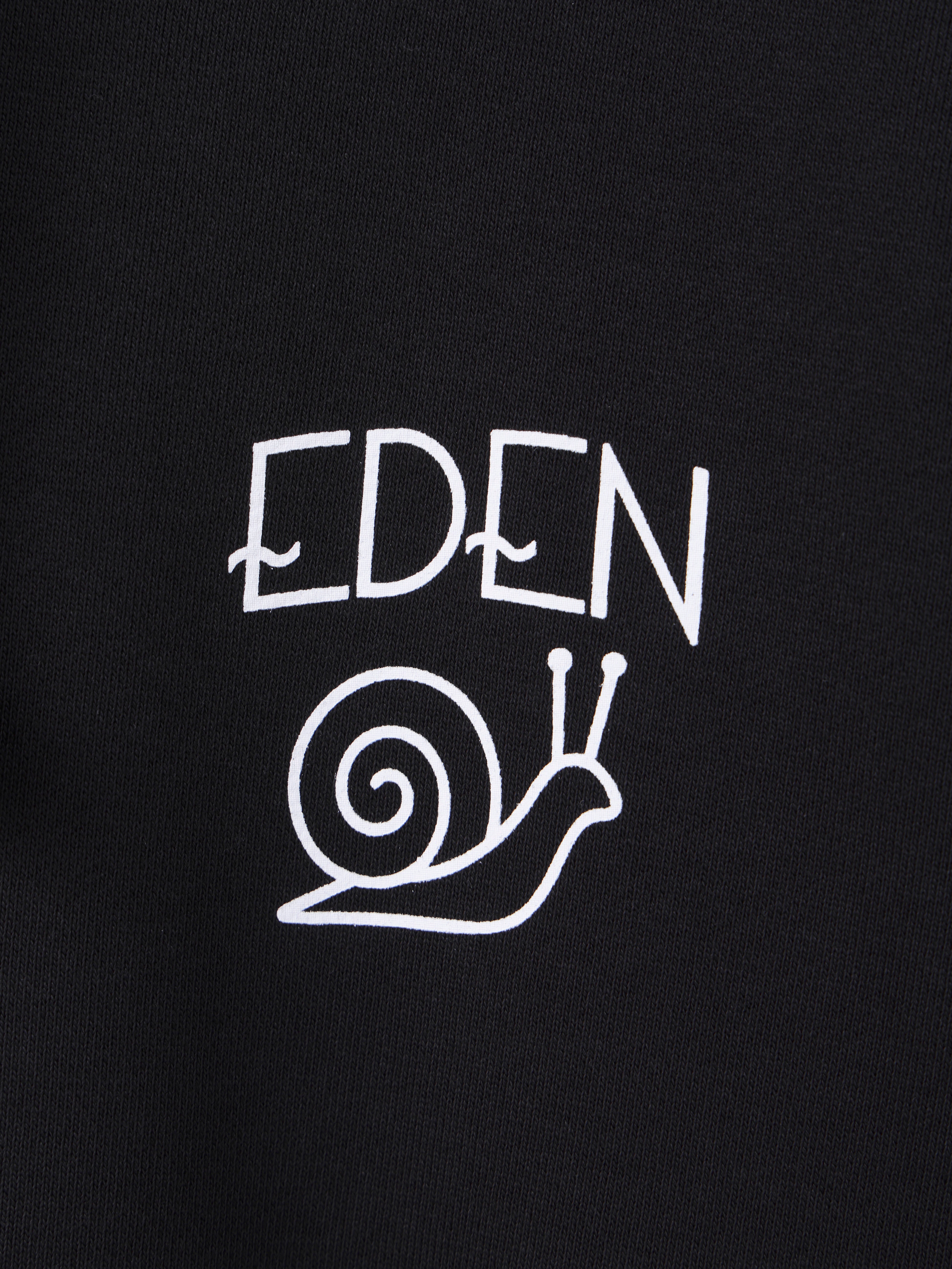 EDEN- LOGO HOODIE BLACK
