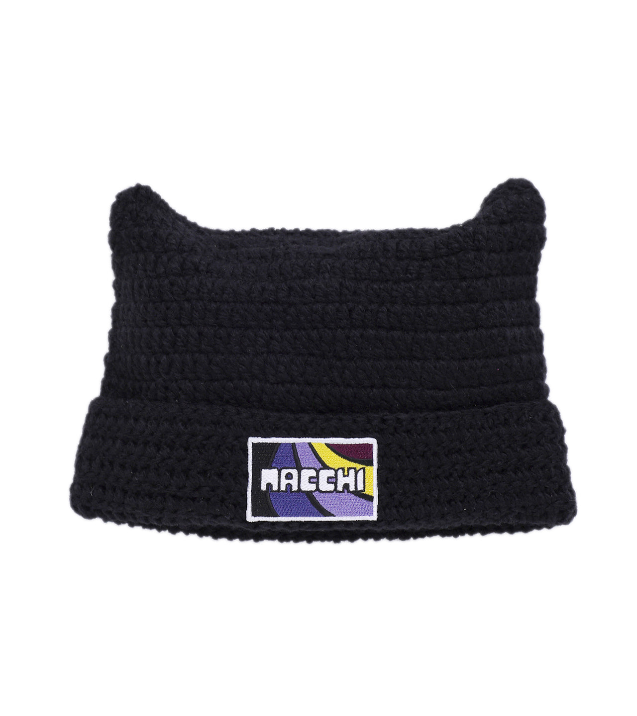 NACCHI - KNIT CAP BLACK