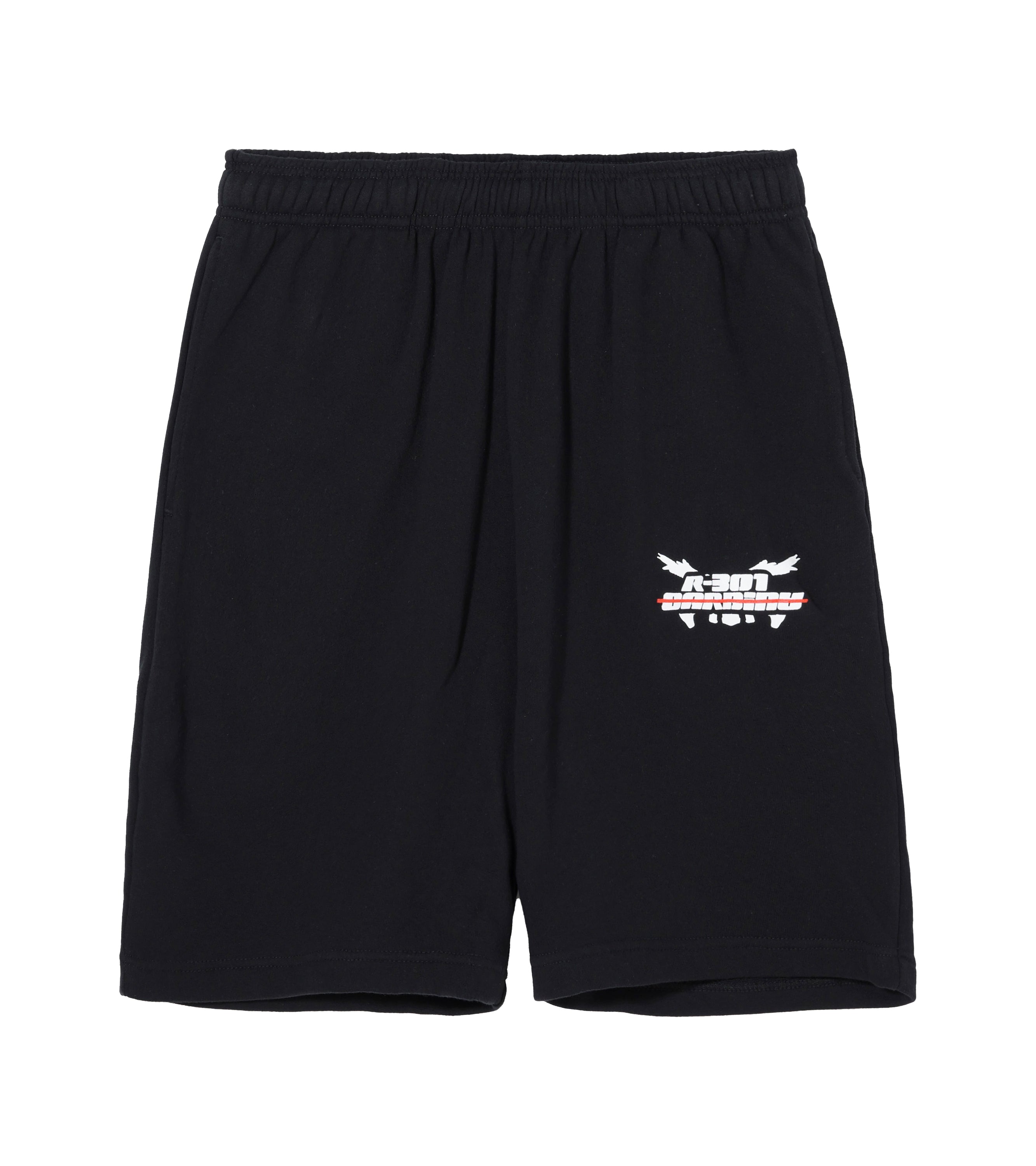 あかめいん - SWEAT HALF  PANTS BLACK