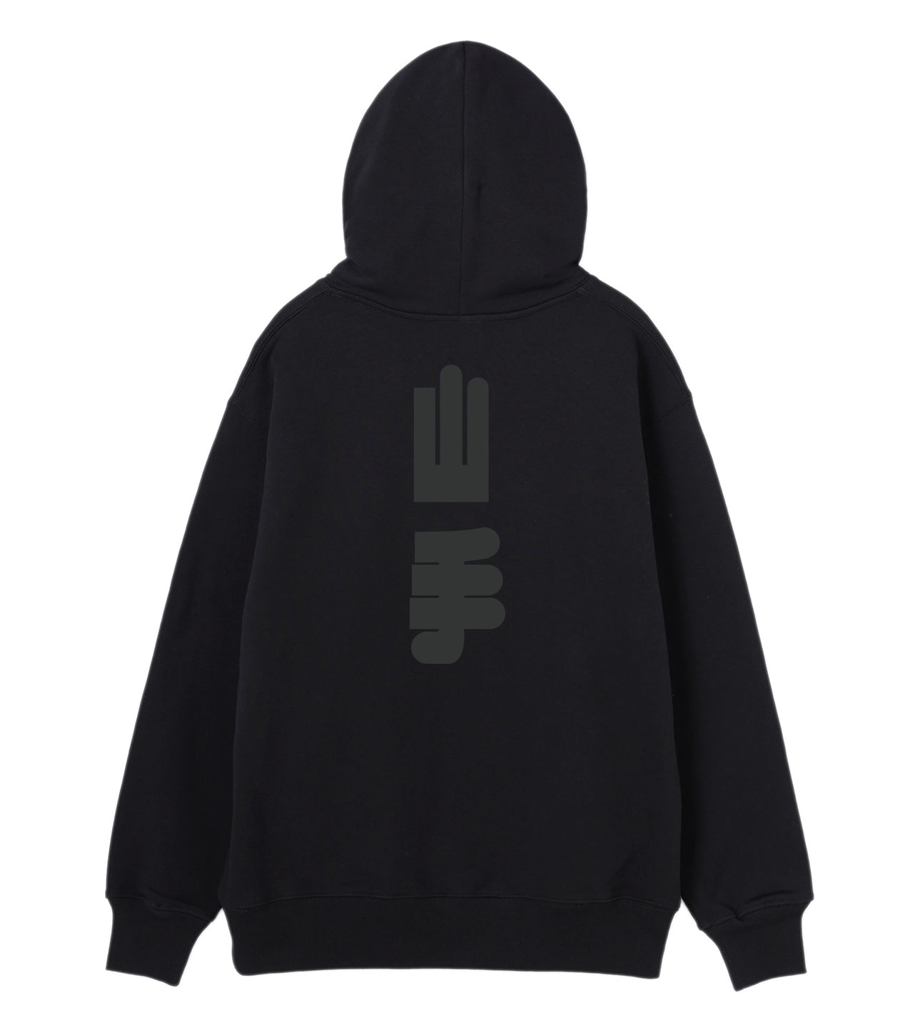 SAKU-GRAPHIC HOODIE BLACK