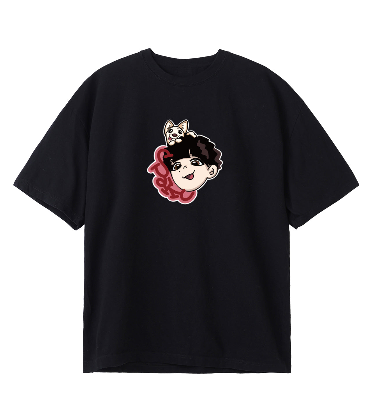 SAKU-GRAPHIC TSHIRT BLACK