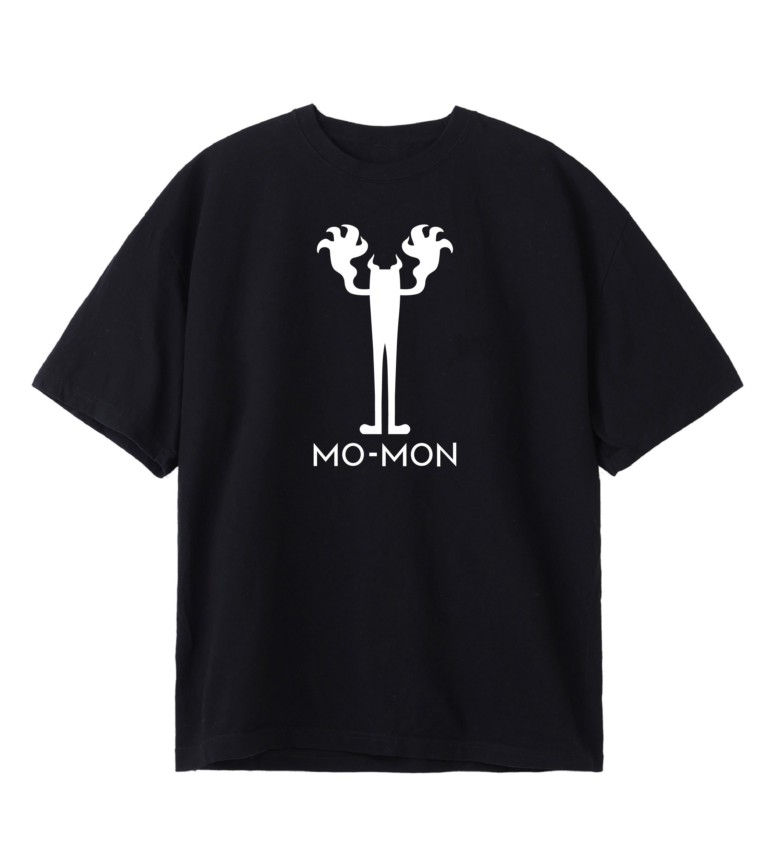 MO-MON- LOGO TSHIRT BLACK