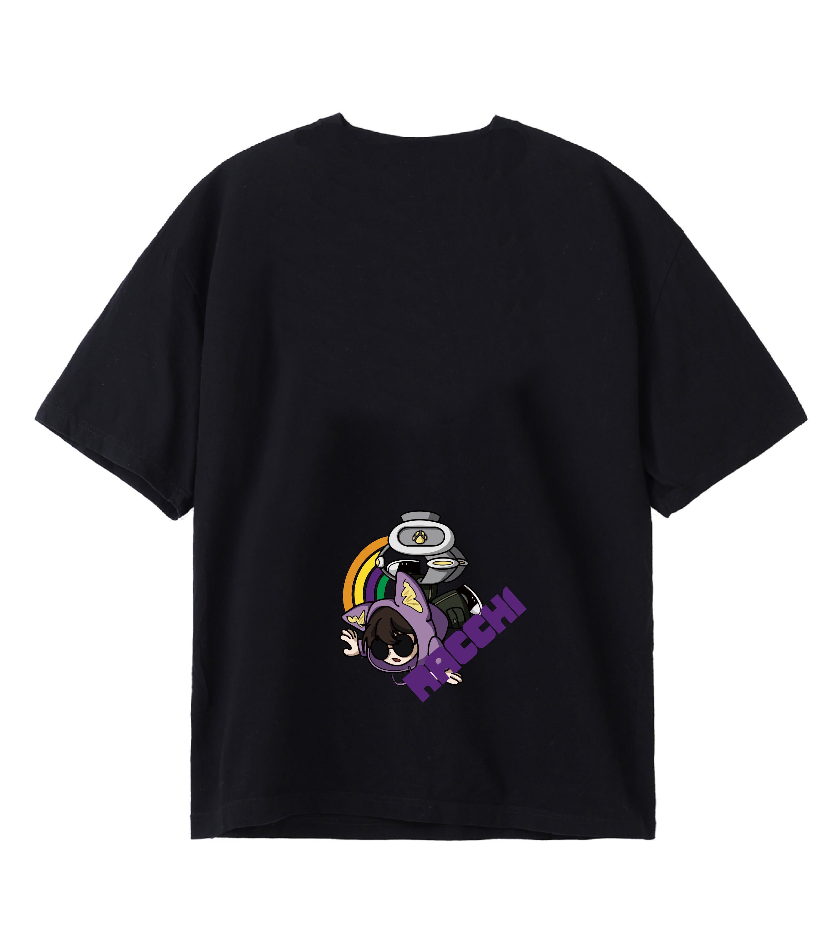 NACCHI - GRAPHIC TSHIRTS BLACK