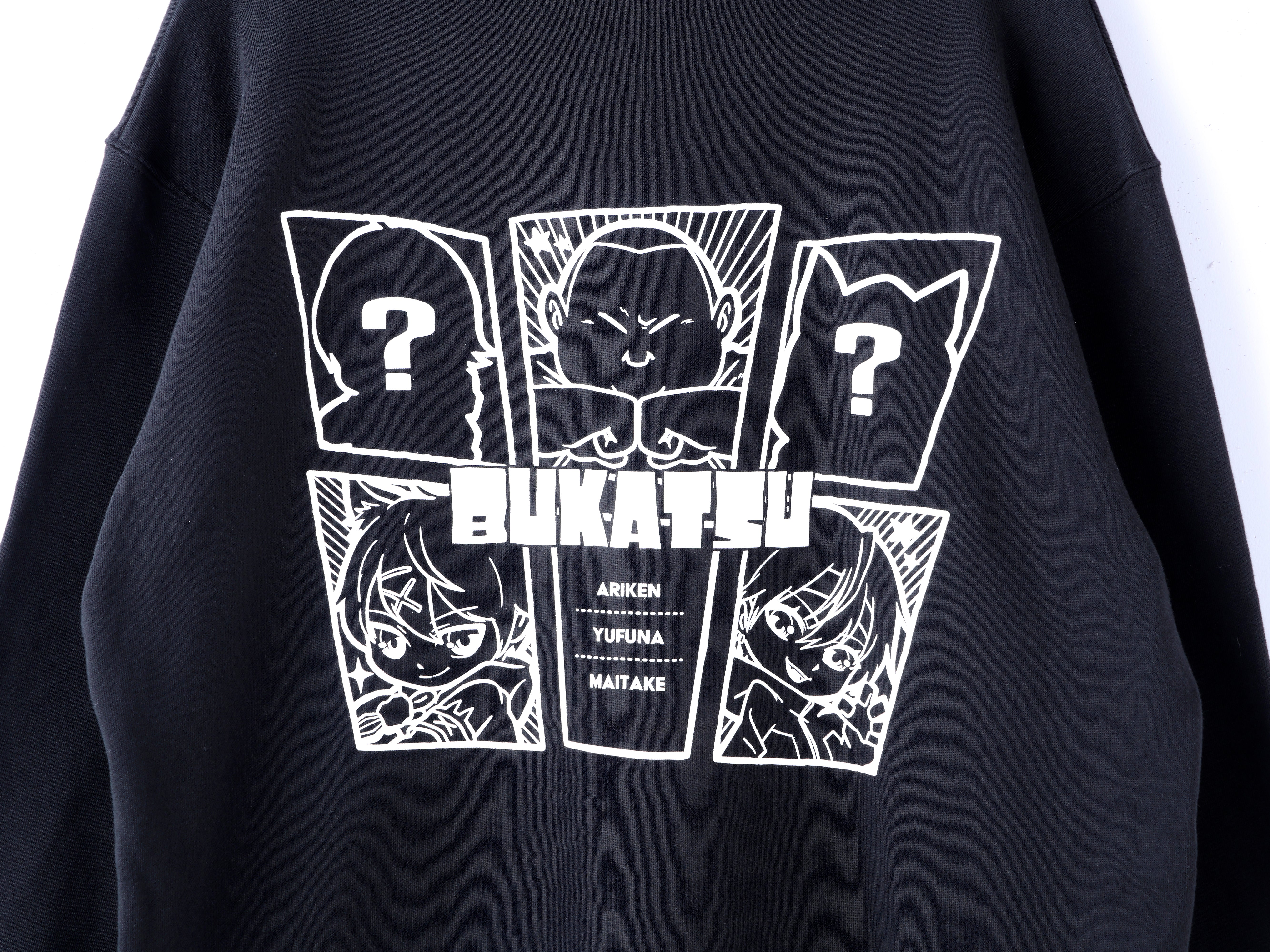 BUKATSU - GRAPHIC HOODIE BLACK