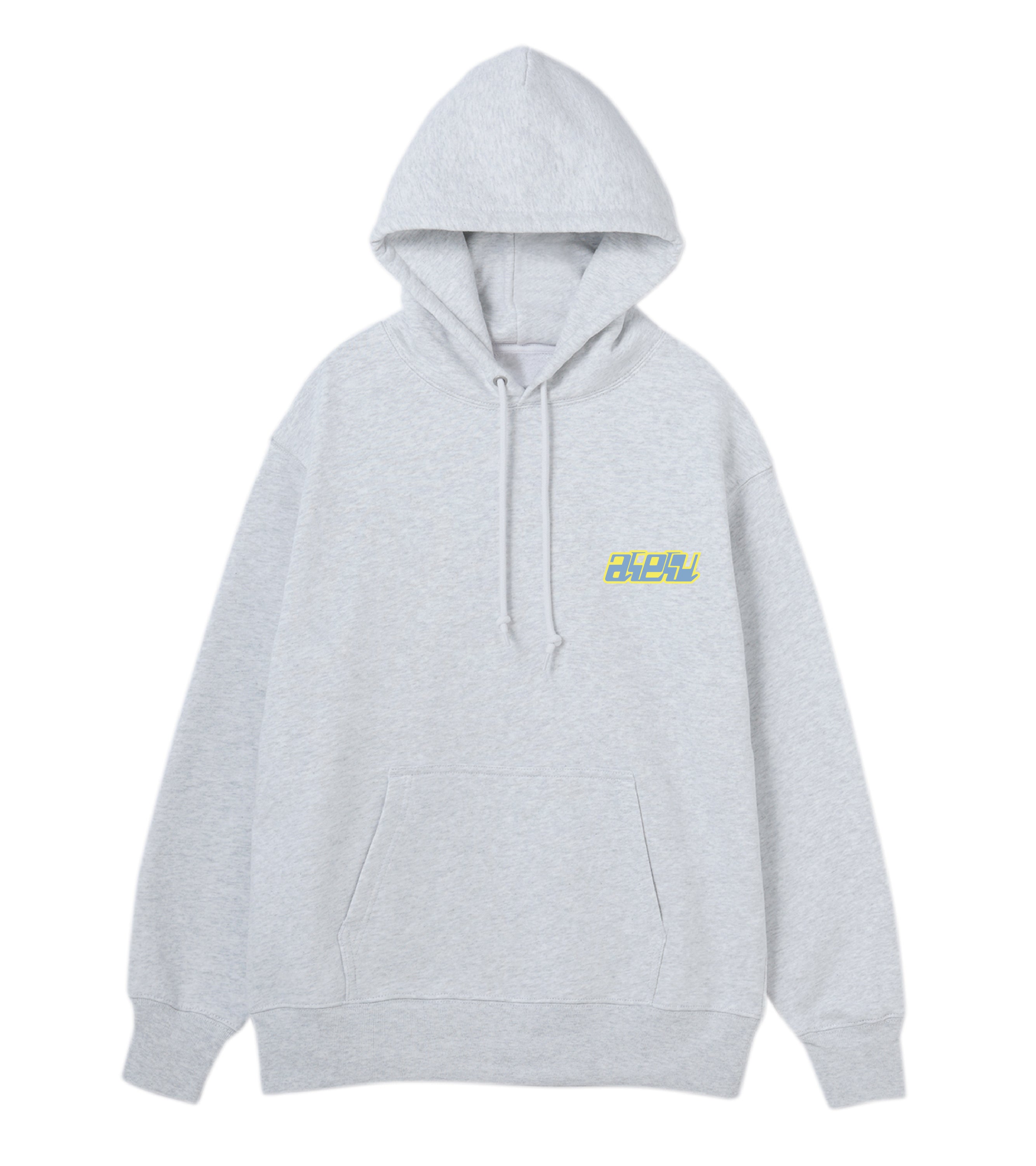 ALELU - PRINTED HOODIE GRAY