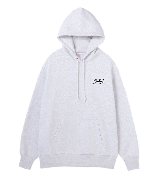 YukaF - PRINTED HOODIE GRAY
