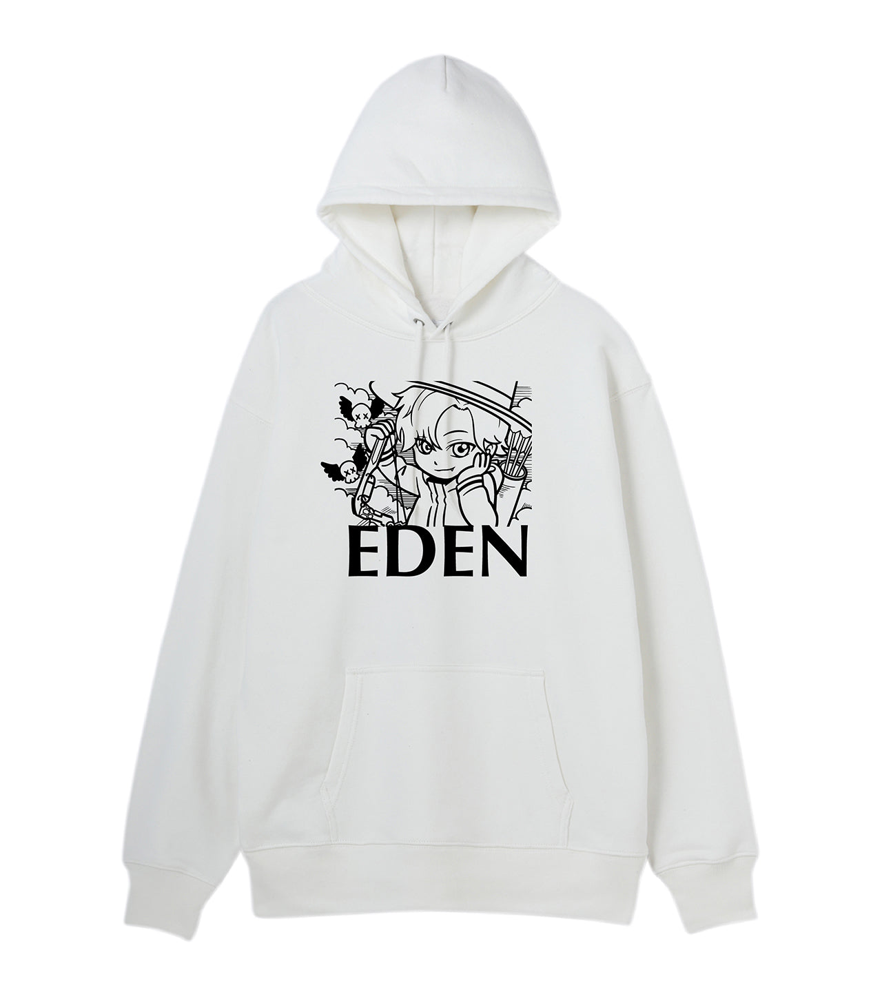 EDEN - EDEN HOODIE WHITE