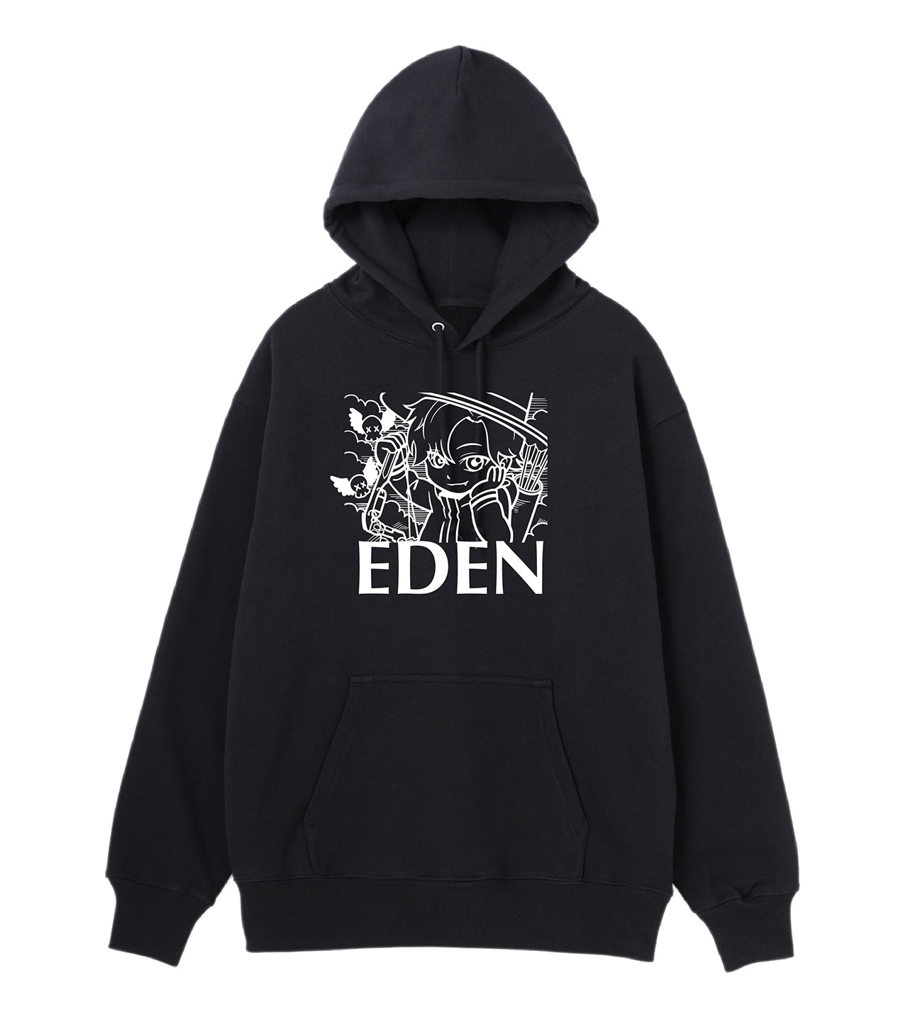 EDEN - EDEN HOODIE BLACK