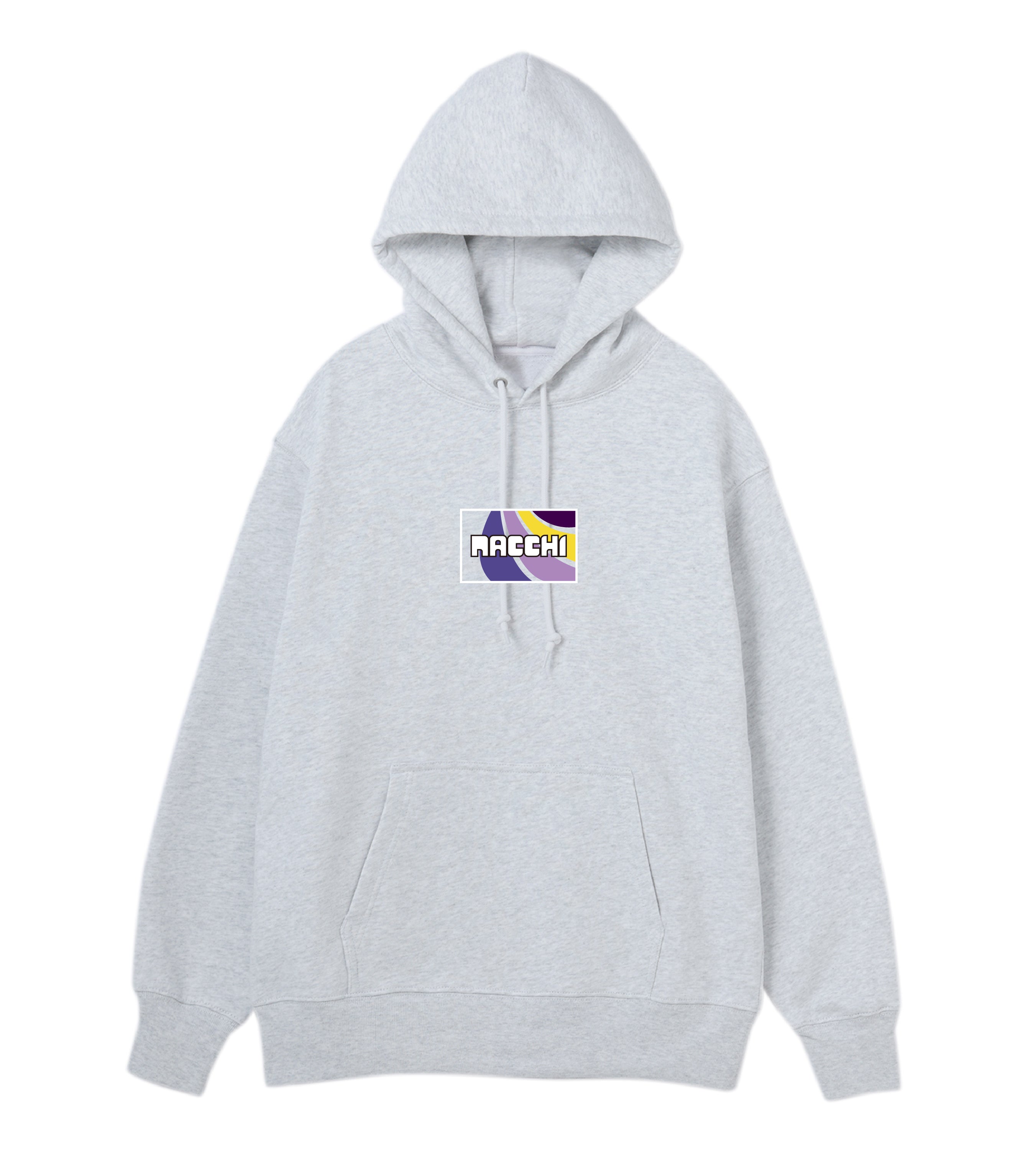NACCHI-GRAPHIC HOODIE GRAY